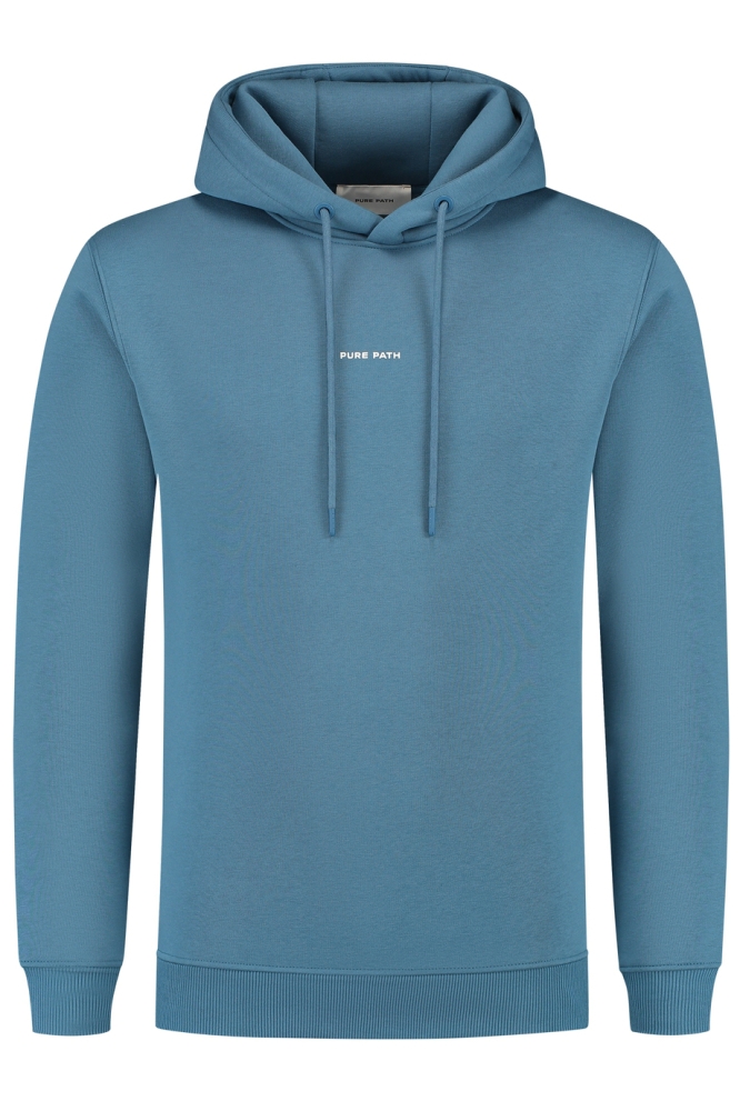 HOODIE 25010303 42 MID BLUE
